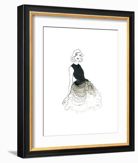 Dior does Ombre-Jessica Durrant-Framed Art Print