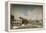 Diorama of Government Square in Paramaribo-Gerrit Schouten-Framed Stretched Canvas