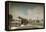 Diorama of Government Square in Paramaribo-Gerrit Schouten-Framed Stretched Canvas