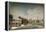 Diorama of Government Square in Paramaribo-Gerrit Schouten-Framed Stretched Canvas