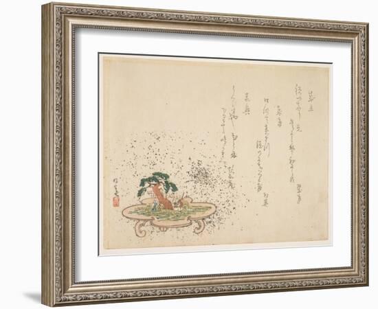 Diorama on the Theme of Takasago-K?bi-Framed Giclee Print