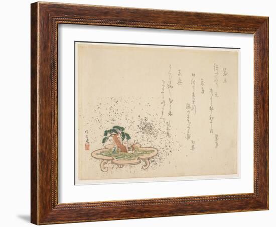 Diorama on the Theme of Takasago-K?bi-Framed Giclee Print