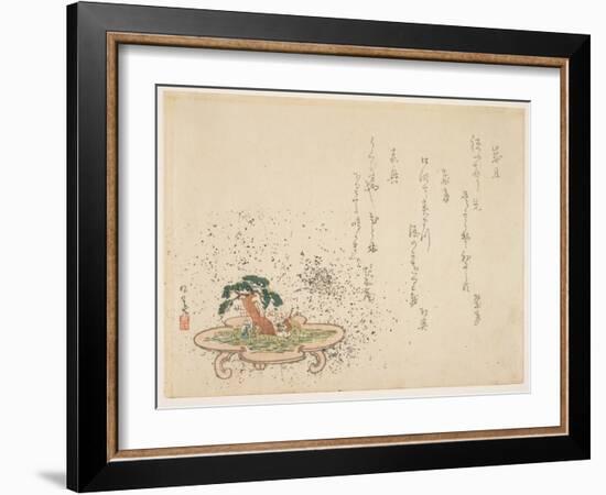 Diorama on the Theme of Takasago-K?bi-Framed Giclee Print