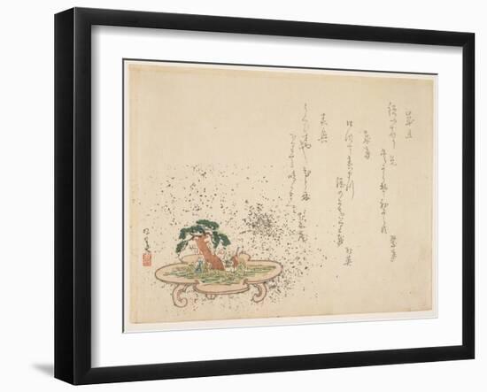 Diorama on the Theme of Takasago-K?bi-Framed Giclee Print