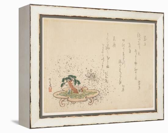 Diorama on the Theme of Takasago-K?bi-Framed Premier Image Canvas