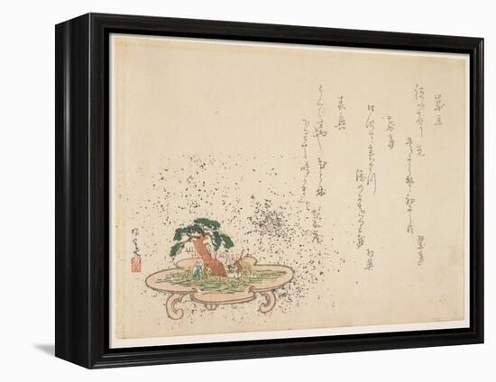 Diorama on the Theme of Takasago-K?bi-Framed Premier Image Canvas