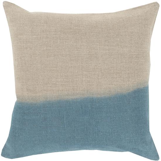 Dip Dyed Poly Fill Pillow Light Blue Home Accessories By Art
