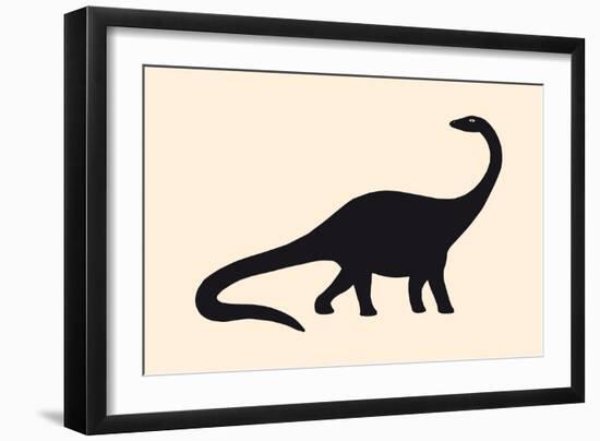 Diplodocus, 2020 (Digital)-Florent Bodart-Framed Giclee Print