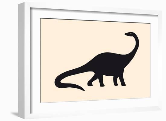 Diplodocus, 2020 (Digital)-Florent Bodart-Framed Giclee Print