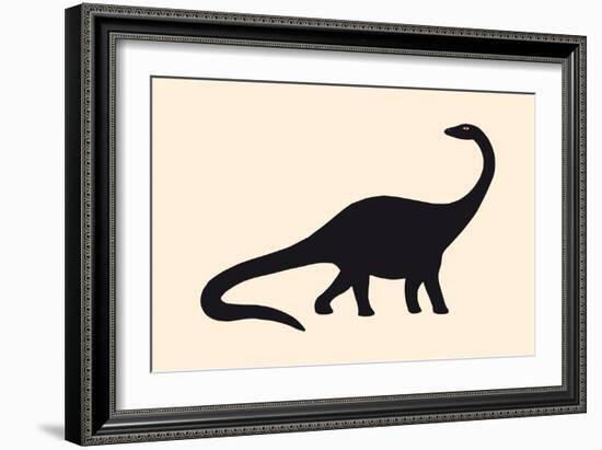 Diplodocus, 2020 (Digital)-Florent Bodart-Framed Giclee Print