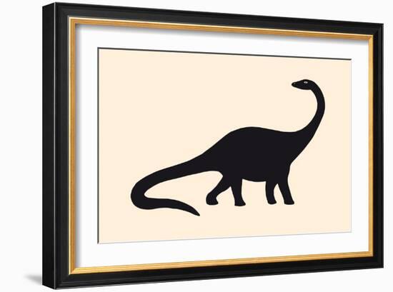 Diplodocus, 2020 (Digital)-Florent Bodart-Framed Giclee Print