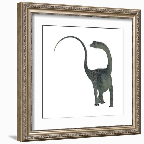 Diplodocus Dinosaur-Stocktrek Images-Framed Art Print