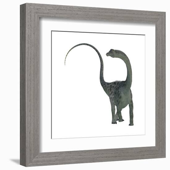 Diplodocus Dinosaur-Stocktrek Images-Framed Art Print