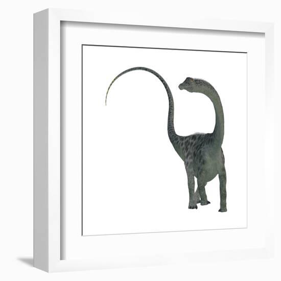 Diplodocus Dinosaur-Stocktrek Images-Framed Art Print