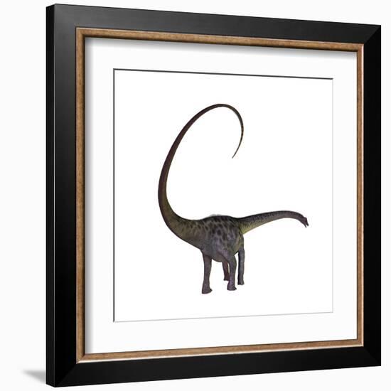 Diplodocus Dinosaur-Stocktrek Images-Framed Art Print