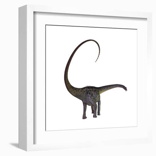 Diplodocus Dinosaur-Stocktrek Images-Framed Art Print