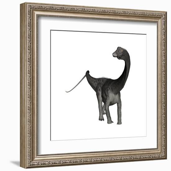 Diplodocus Dinosaur-Stocktrek Images-Framed Art Print