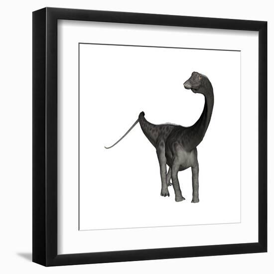 Diplodocus Dinosaur-Stocktrek Images-Framed Art Print