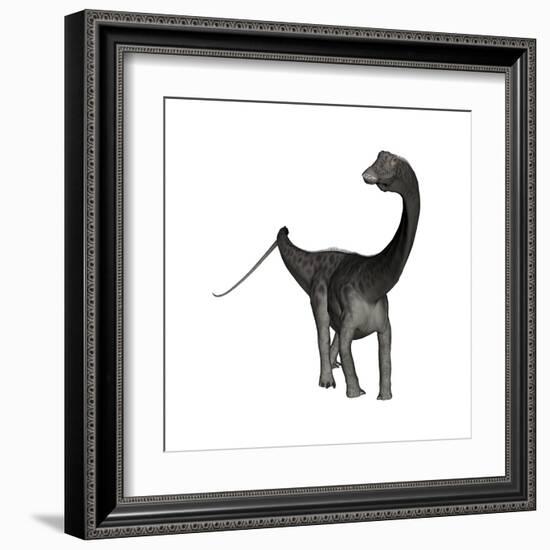 Diplodocus Dinosaur-Stocktrek Images-Framed Art Print