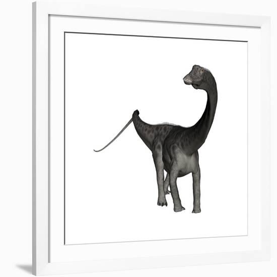 Diplodocus Dinosaur-Stocktrek Images-Framed Art Print