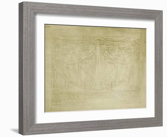 Diploma of Honour Designed for the Glasgow School of Art Club, 1894-5-Charles Rennie Mackintosh-Framed Giclee Print