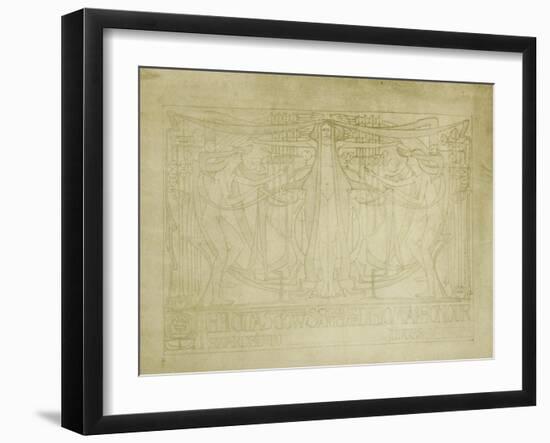 Diploma of Honour Designed for the Glasgow School of Art Club, 1894-5-Charles Rennie Mackintosh-Framed Giclee Print