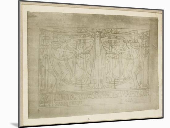 Diploma of Honour', Designed for the Glasgow School of Art Club, 1894-95-Charles Rennie Mackintosh-Mounted Giclee Print