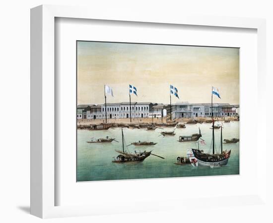 Diplomatic Headquarters in Canton, 1767-null-Framed Giclee Print