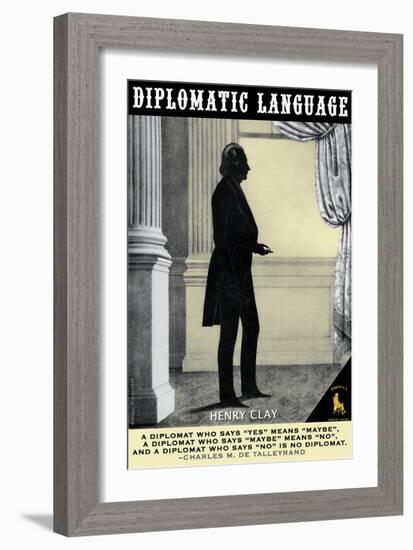 Diplomatic Language-Wilbur Pierce-Framed Art Print