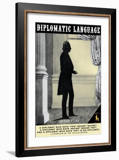 Diplomatic Language-Wilbur Pierce-Framed Art Print