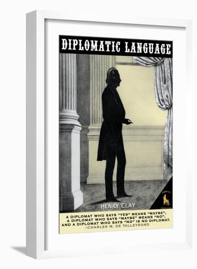 Diplomatic Language-Wilbur Pierce-Framed Art Print