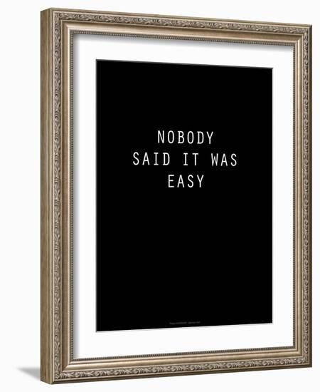 Diplomatic Note - Black Version-Philippe Hugonnard-Framed Giclee Print