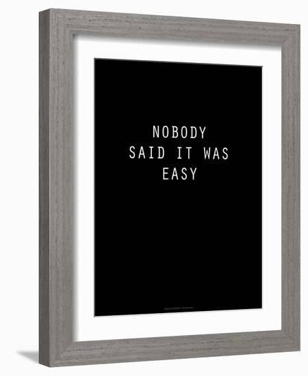 Diplomatic Note - Black Version-Philippe Hugonnard-Framed Giclee Print