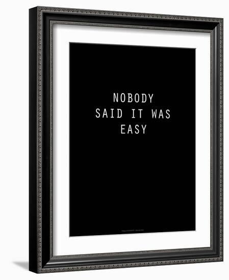 Diplomatic Note - Black Version-Philippe Hugonnard-Framed Giclee Print