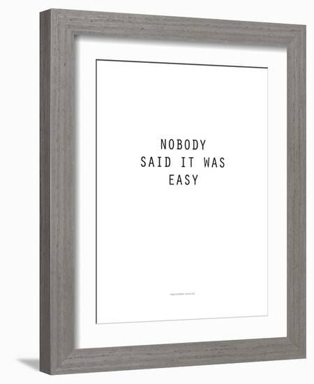 Diplomatic Note - White Version-Philippe Hugonnard-Framed Giclee Print