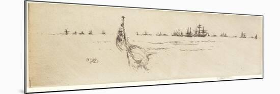 Dipping the Flag, 1887-James Abbott McNeill Whistler-Mounted Giclee Print