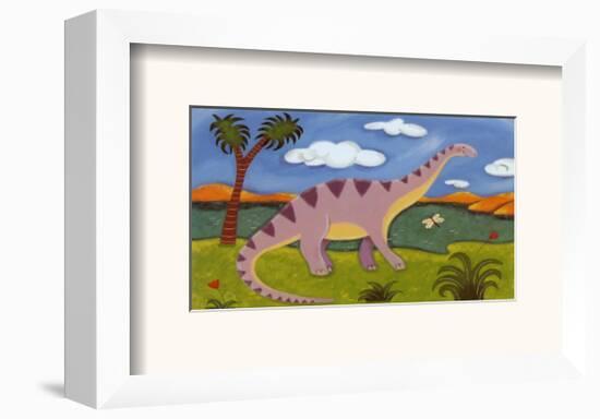 Dippy the Diplodocus-Sophie Harding-Framed Art Print