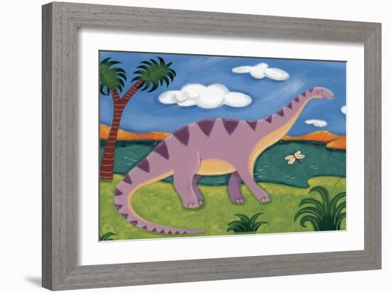 Dippy the Diplodocus-Sophie Harding-Framed Premium Giclee Print