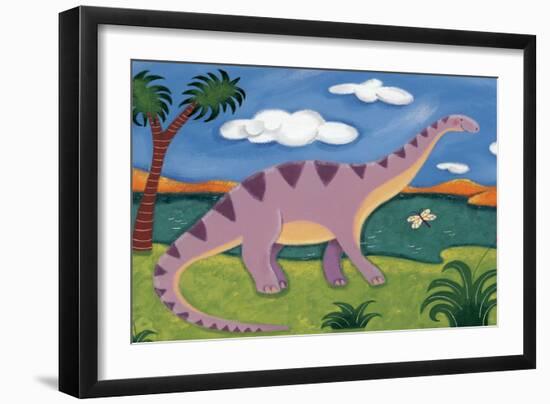 Dippy the Diplodocus-Sophie Harding-Framed Premium Giclee Print