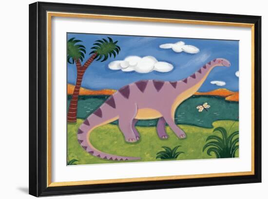 Dippy the Diplodocus-Sophie Harding-Framed Premium Giclee Print