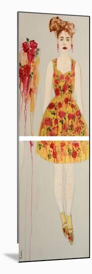 Diptych 2, Young Woman, 2016-Susan Adams-Mounted Giclee Print