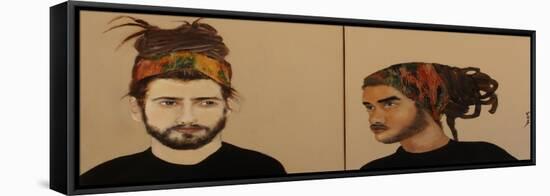 Diptych Two Modern Men-Susan Adams-Framed Premier Image Canvas
