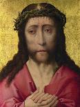 Tete Du Christ - Head of Christ, by Bouts, Dirk (1410/20-1475). Oil on Wood. Dimension : 22,5X19 Cm-Dirck Bouts-Giclee Print