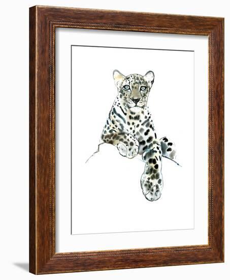 Direct (Arabian Leopard), 2015-Mark Adlington-Framed Giclee Print