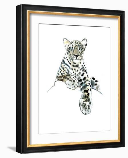 Direct (Arabian Leopard), 2015-Mark Adlington-Framed Giclee Print