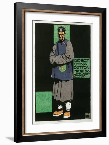 Direct China Cotton Importers, Merchant-null-Framed Giclee Print