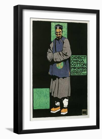 Direct China Cotton Importers, Merchant-null-Framed Giclee Print