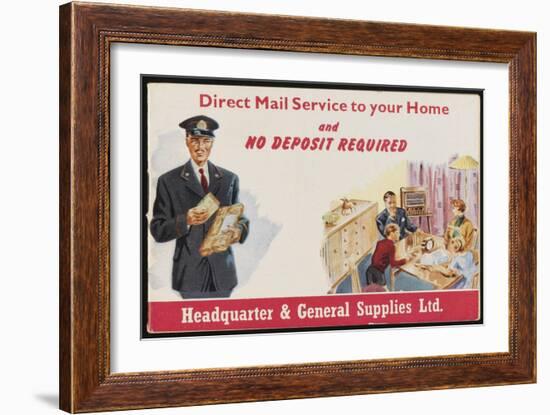 Direct Mail Service to Your Home-null-Framed Art Print