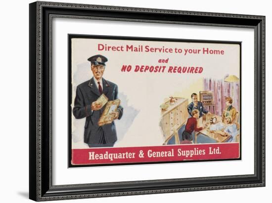 Direct Mail Service to Your Home-null-Framed Art Print