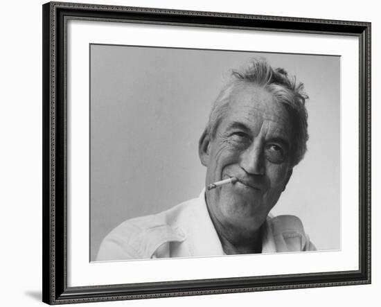 Director John Huston on Location During Filming of Motion Picture The Night of the Iguana-Gjon Mili-Framed Premium Photographic Print